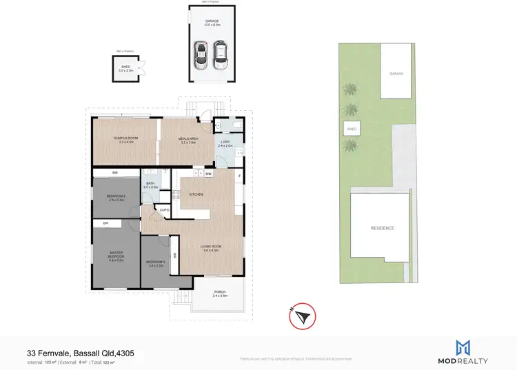 Floorplan of Homely house listing, 33 Fernvale Road, Brassall QLD 4305