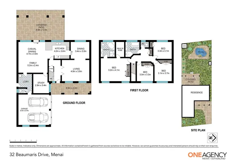 Floorplan of Homely house listing, 32 Beaumaris Drive, Menai NSW 2234