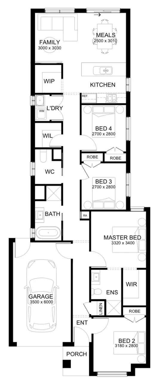 Floorplan of Homely house listing, Lot 2426 Times Avenue, Berwick VIC 3806