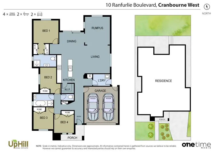 Floorplan of Homely house listing, 10 Ranfurlie Boulevard, Cranbourne West VIC 3977