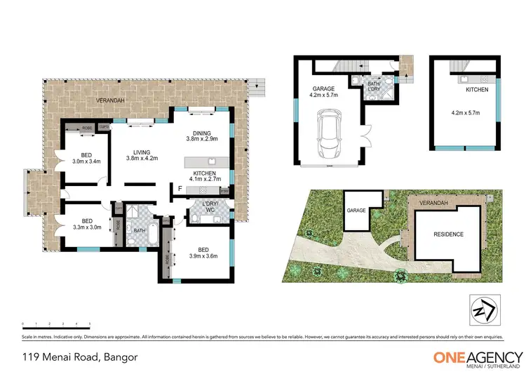 Floorplan of Homely house listing, 119 Menai Road, Bangor NSW 2234