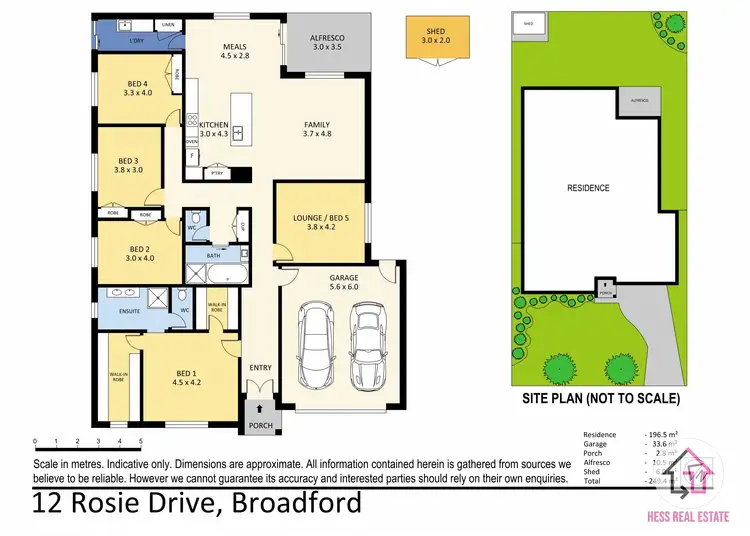 Floorplan of Homely house listing, 12 Rosie Drive, Broadford VIC 3658