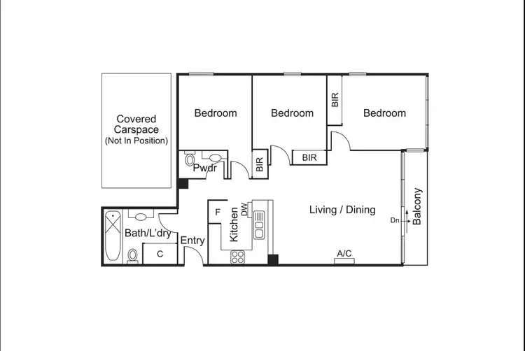 Floorplan of Homely apartment listing, 162/83 Whiteman Street, Southbank VIC 3006