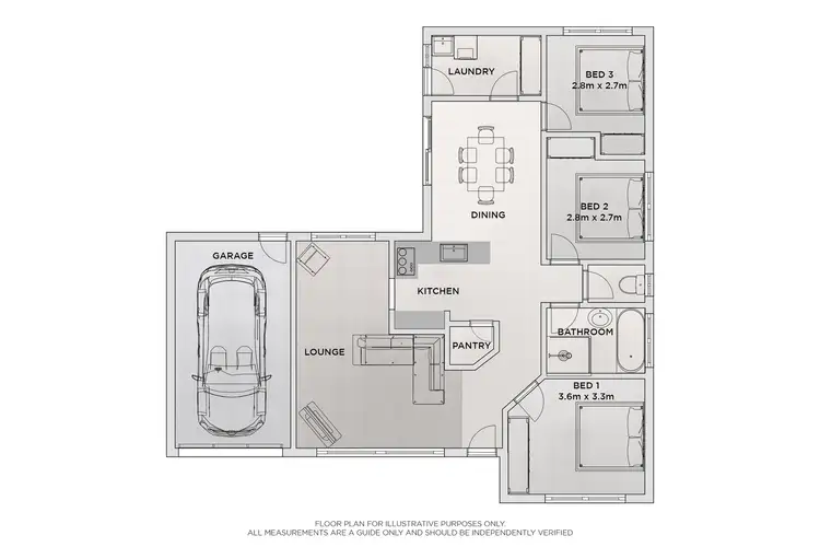 Floorplan of Homely unit listing, 1/5-7 BANKSIA STREET, Mount Gambier SA 5290
