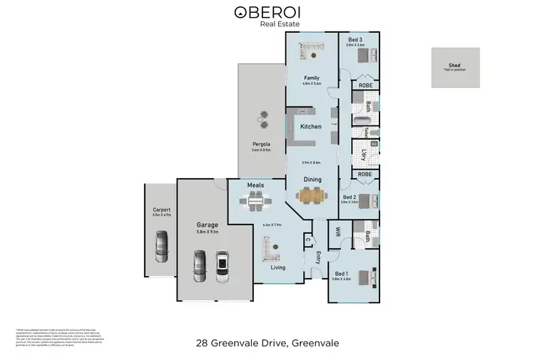 Floorplan of Homely house listing, 28 Greenvale Drive, Greenvale VIC 3059