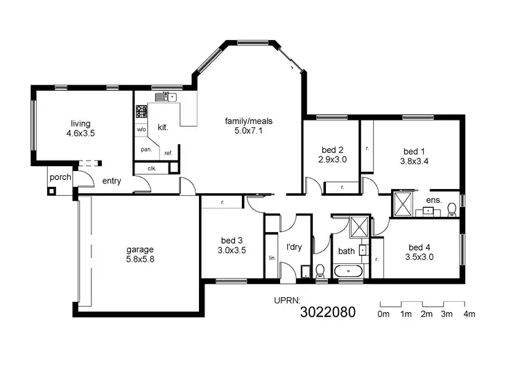 Floorplan of Homely house listing, Address available on request
