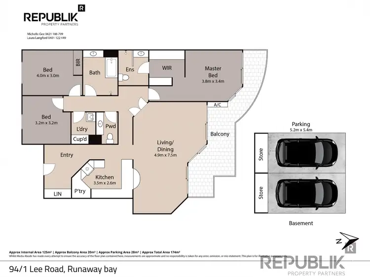Floorplan of Homely unit listing, 94/1 Lee Road, Runaway Bay QLD 4216
