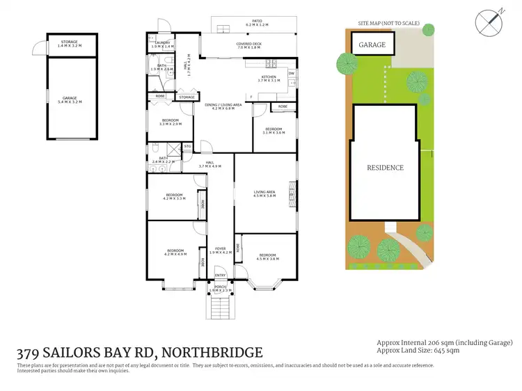 Floorplan of Homely house listing, 379 Sailors Bay Road, Northbridge NSW 2063