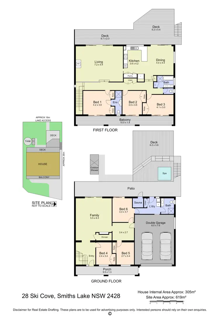 Floorplan of Homely house listing, 28 Ski Cove, Smiths Lake NSW 2428
