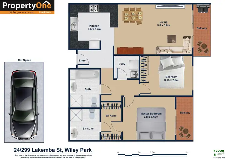 Floorplan of Homely apartment listing, 24/299 Lakemba Street, Wiley Park NSW 2195