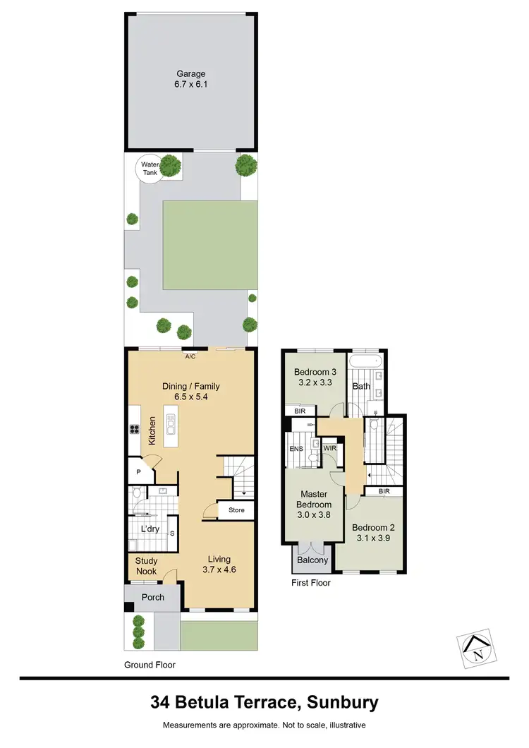 Floorplan of Homely house listing, 34 Betula Terrace, Sunbury VIC 3429