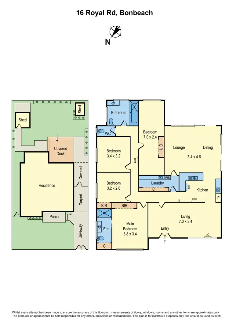 Floorplan of Homely house listing, 16 Royal Road, Bonbeach VIC 3196