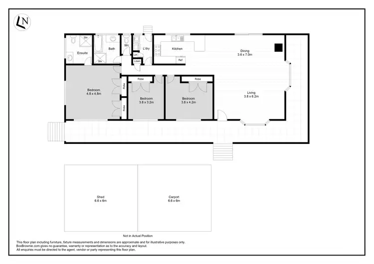 Floorplan of Homely house listing, 11 Somerset Crescent, Mansfield VIC 3722