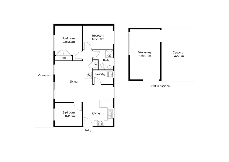 Floorplan of Homely house listing, 4680 Mansfield-Woods Point Road, Kevington VIC 3723