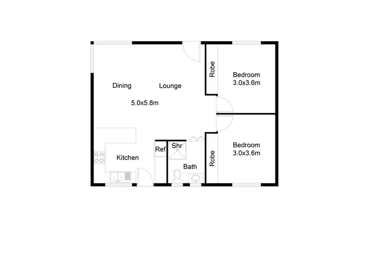Floorplan of Homely unit listing, 7/5 Midland Highway, Mansfield VIC 3722