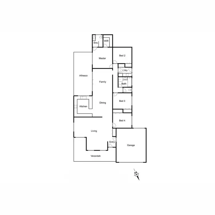Floorplan of Homely house listing, 60 Malcolm Street, Mansfield VIC 3722