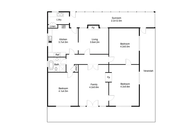 Floorplan of Homely house listing, 399 Mt Battery Road, Mansfield VIC 3722