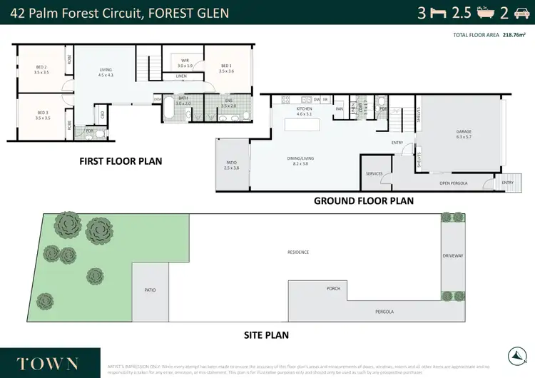 Floorplan of Homely house listing, 42 Palm Forest Circuit, Forest Glen QLD 4556