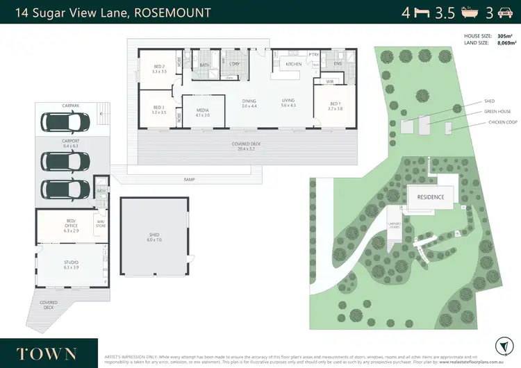 Floorplan of Homely house listing, 14 Sugar View Lane, Rosemount QLD 4560