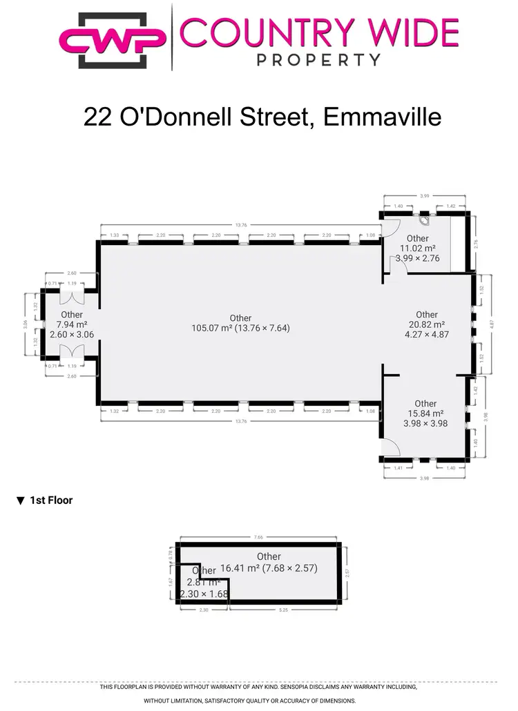 Floorplan of Homely land listing, 22 O'Donnell Street, Emmaville NSW 2371