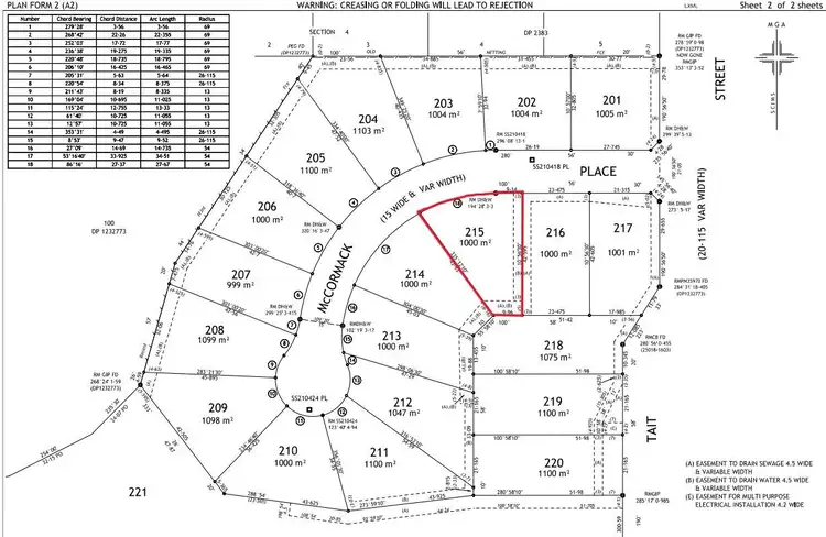 Floorplan of Homely land listing, 6 McCormack Place, Crookwell NSW 2583
