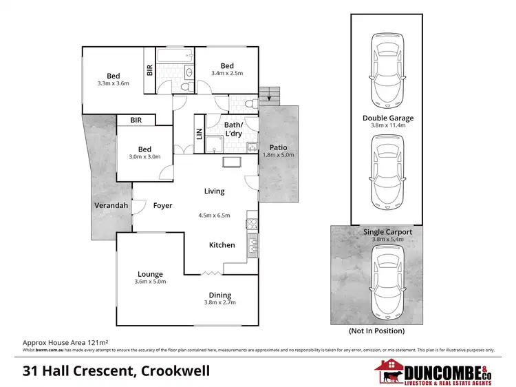 Floorplan of Homely house listing, 31 Hall Crescent, Crookwell NSW 2583