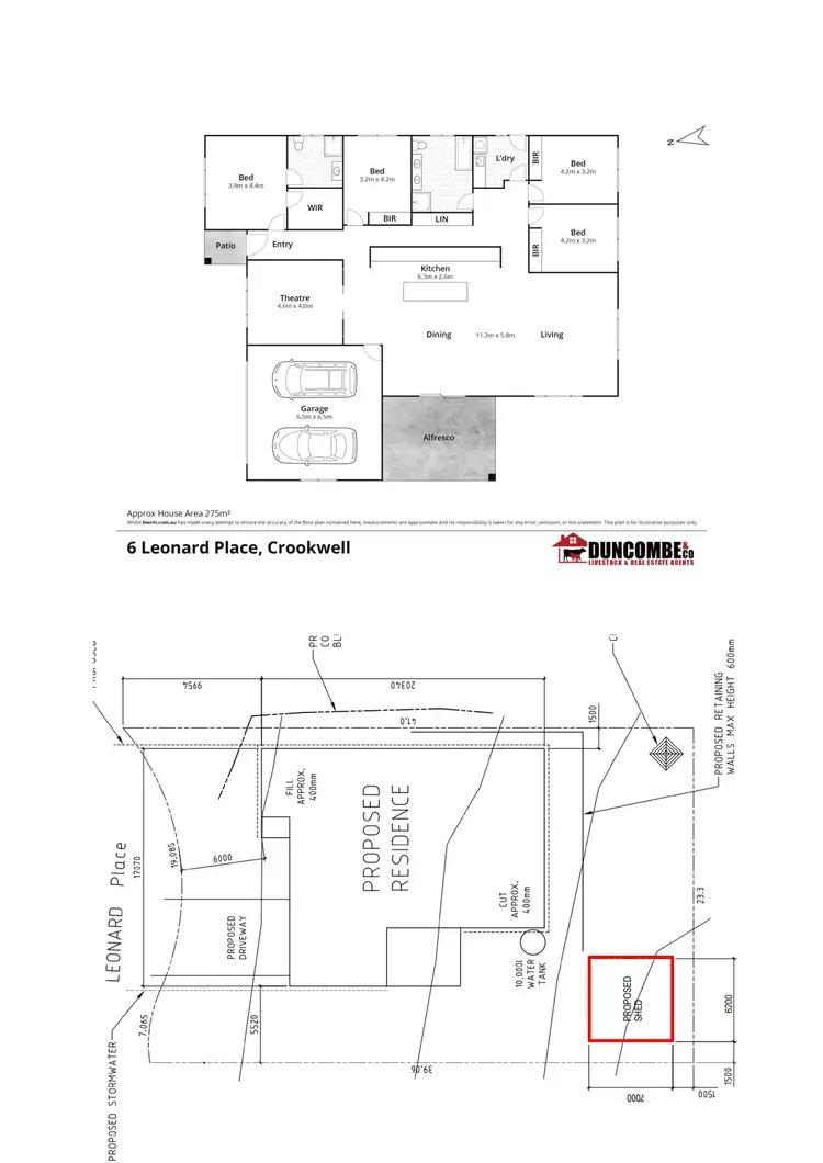 Floorplan of Homely house listing, 6 Leonard Place, Crookwell NSW 2583