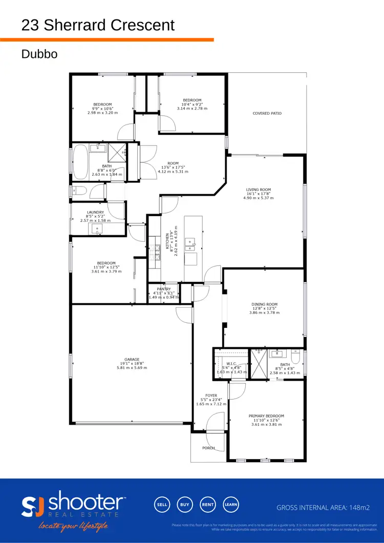 Floorplan of Homely house listing, 23 Sherrard Crescent, Dubbo NSW 2830