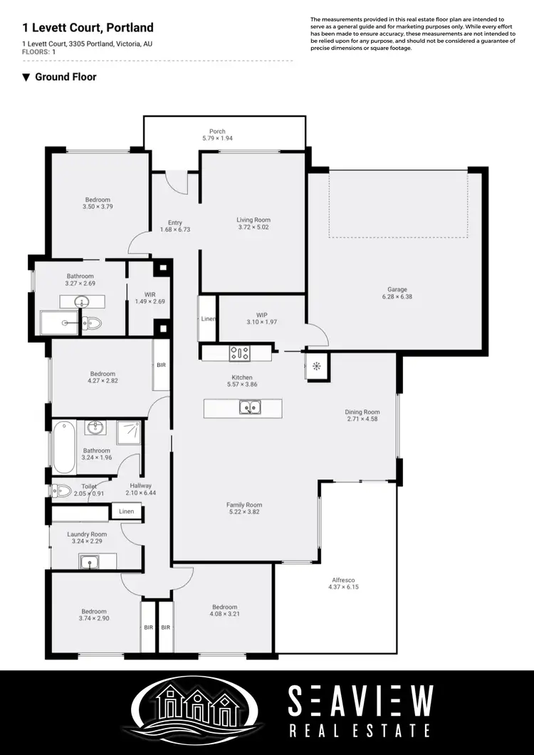 Floorplan of Homely house listing, 1 Levett Court, Portland VIC 3305