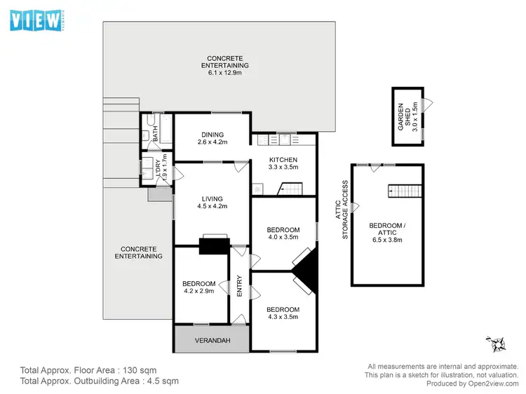 Floorplan of Homely house listing, 51 Browne Street, West Hobart TAS 7000
