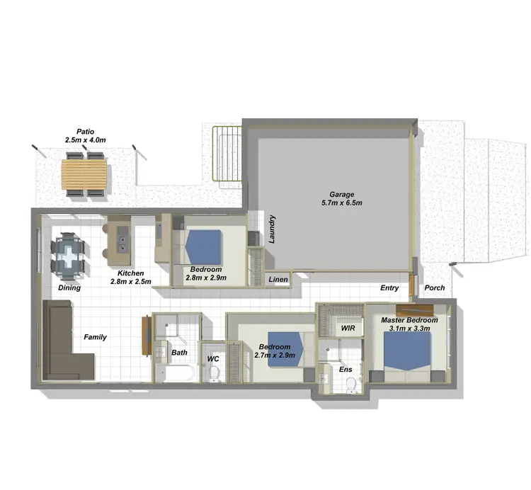 Floorplan of Homely house listing, 10 Kiroro Street, Bahrs Scrub QLD 4207