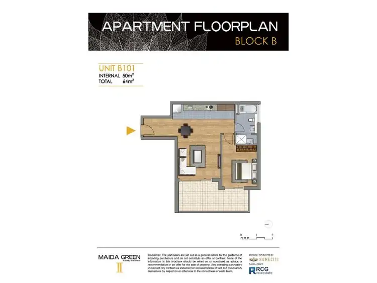 Floorplan of Homely apartment listing, B101/29 Forest Grove, Epping NSW 2121