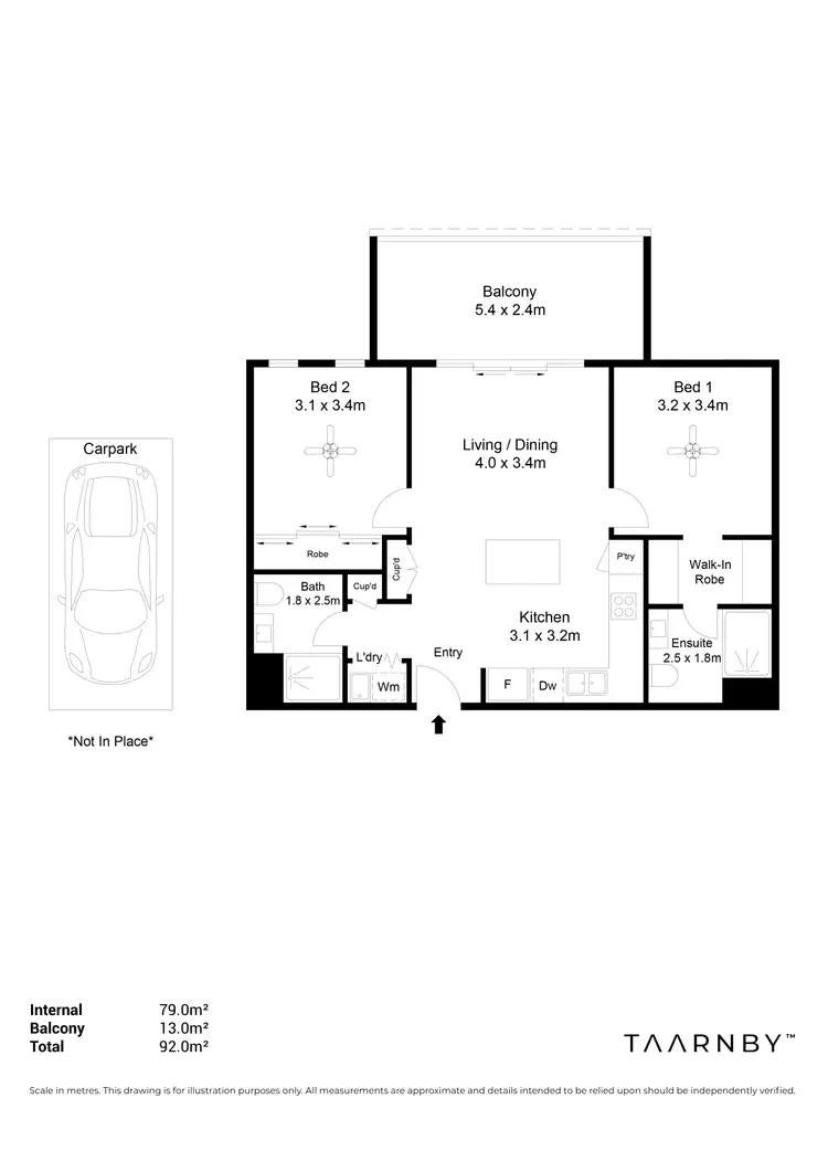 Floorplan of Homely apartment listing, 21/411 Anzac Highway, Camden Park SA 5038