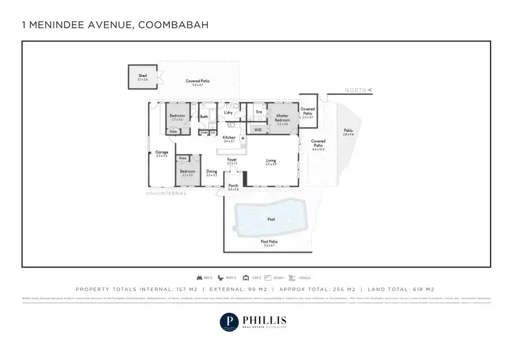 Floorplan of Homely house listing, 1 Menindee Avenue, Coombabah QLD 4216
