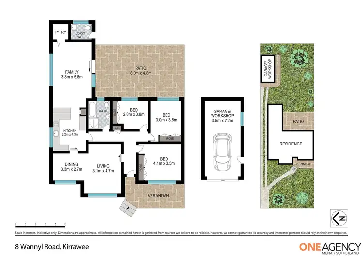 Floorplan of Homely house listing, 8 Wannyl Road, Kirrawee NSW 2232