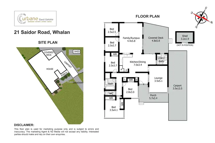 Floorplan of Homely house listing, 21 Saidor Road, Whalan NSW 2770