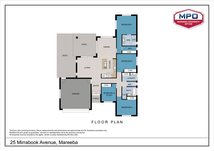 Floorplan of Homely house listing, 25 Mirrabook Avenue, Mareeba QLD 4880