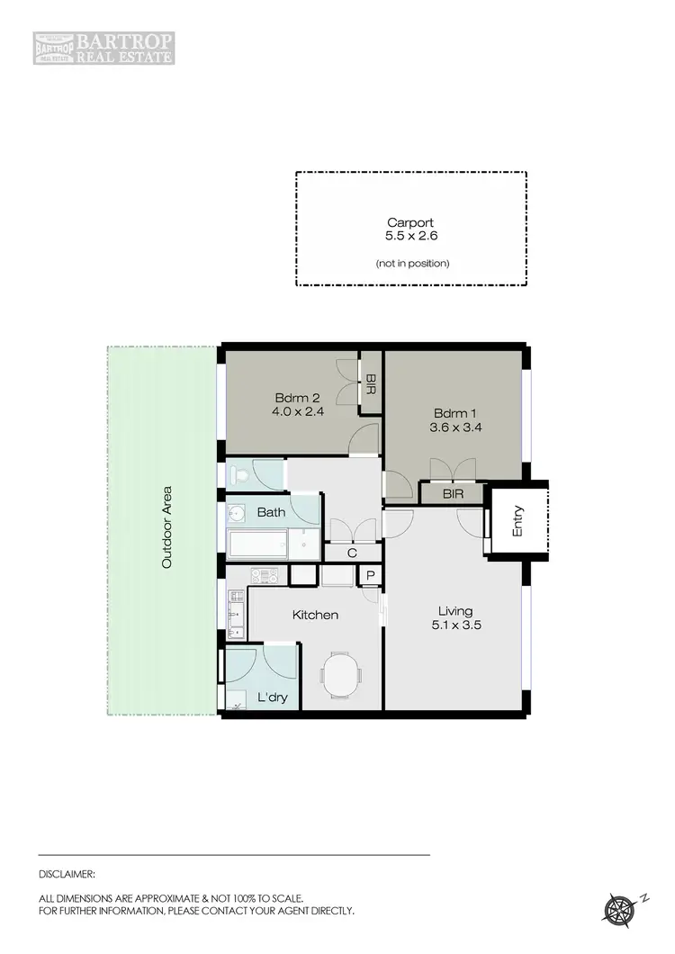 Floorplan of Homely unit listing, 11/41 Kent Street, Sebastopol VIC 3356