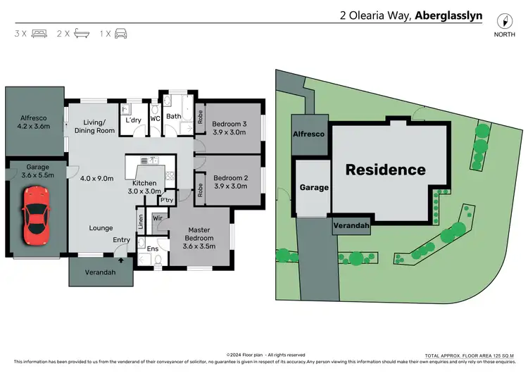 Floorplan of Homely house listing, 2 Olearia Way, Aberglasslyn NSW 2320