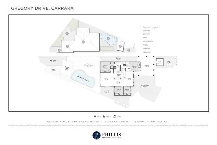 Floorplan of Homely house listing, 1 Gregory Drive, Carrara QLD 4211