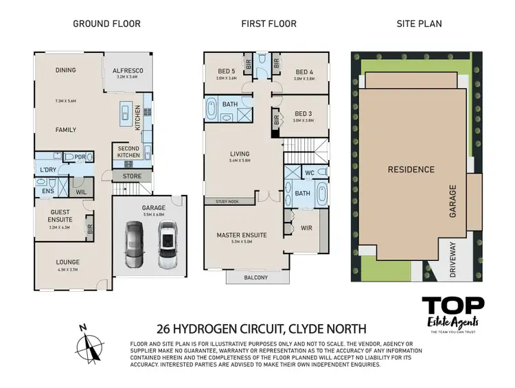 Floorplan of Homely house listing, 26 Hydrogen Circuit, Clyde North VIC 3978