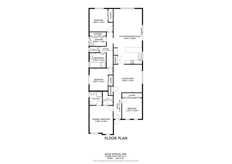 Floorplan of Homely house listing, 7 COOPERS ROAD, West Wodonga VIC 3690