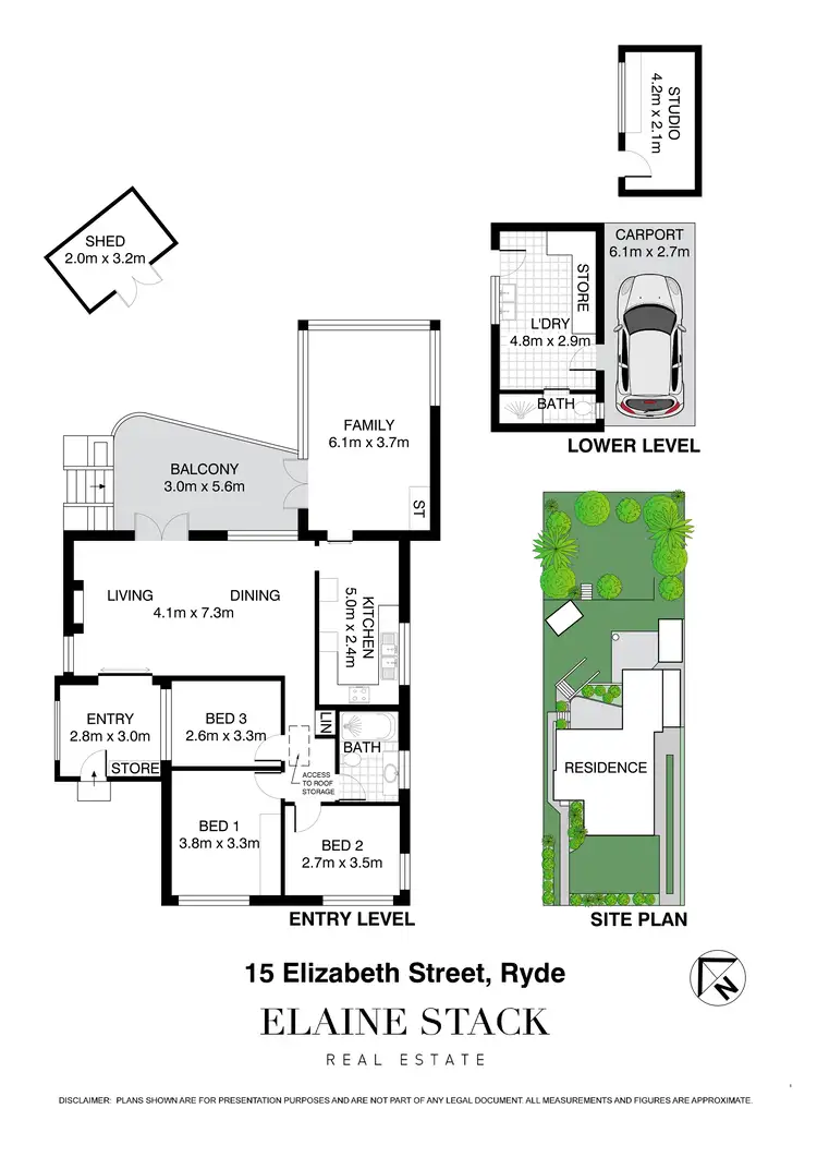 Floorplan of Homely house listing, 15 Elizabeth Street, Ryde NSW 2112
