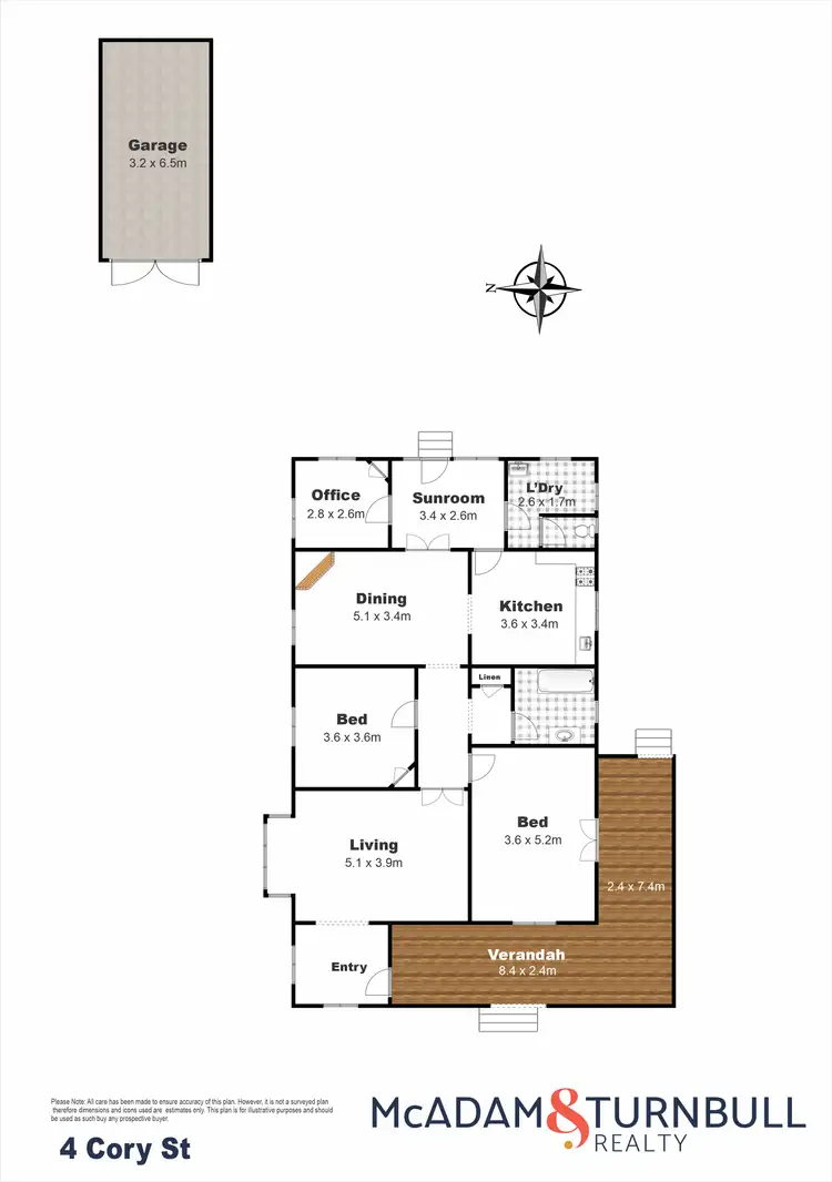 Floorplan of Homely house listing, 4 Cory Street, Toowoomba City QLD 4350