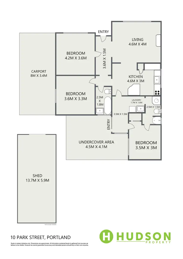 Floorplan of Homely house listing, 10 Park Street, Portland VIC 3305