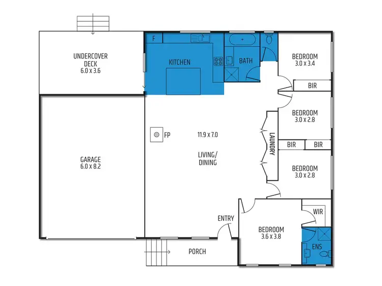 Floorplan of Homely house listing, 51 Arnot Street, Bonnie Doon VIC 3720