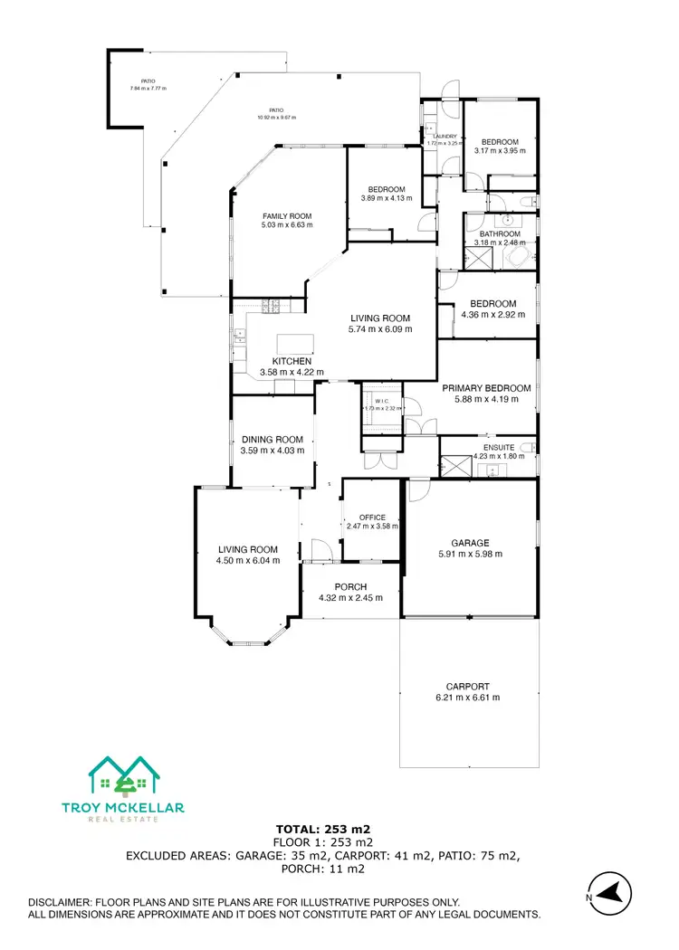Floorplan of Homely house listing, 43 Wynella Street, Gulgong NSW 2852