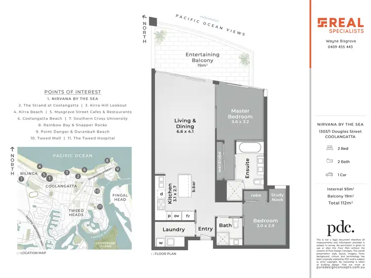 Floorplan of Homely unit listing, 1303/1 Douglas Street, Coolangatta QLD 4225