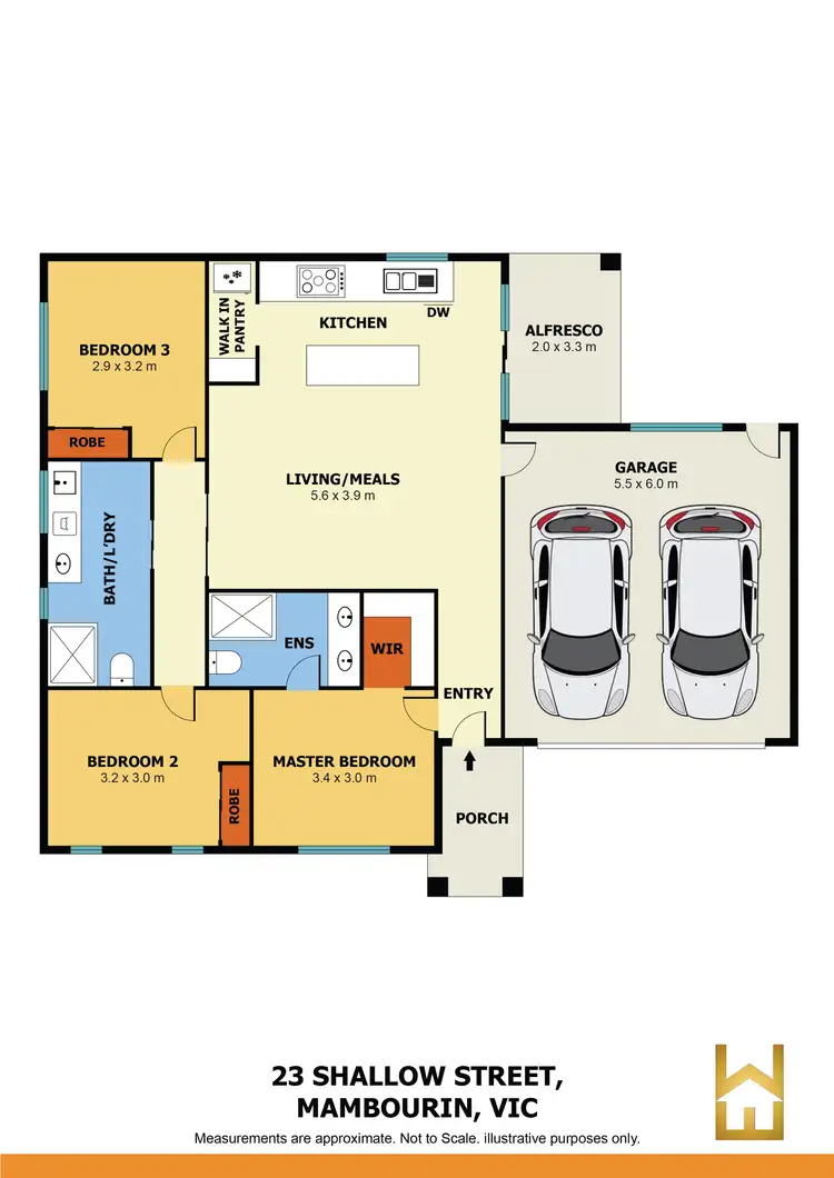 Floorplan of Homely house listing, 23 Shallow Street, Mambourin VIC 3024
