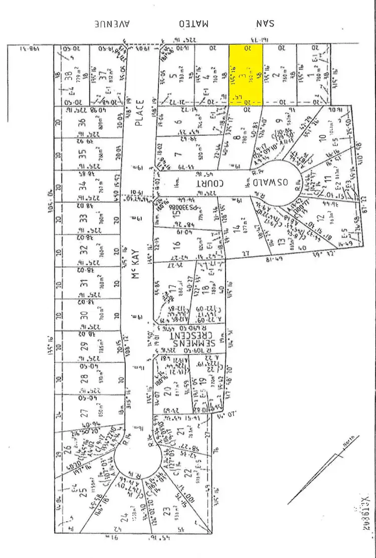 Floorplan of Homely land listing, 363 San Mateo Avenue, Mildura VIC 3500